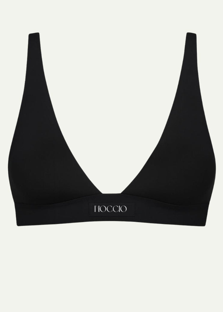 Forever Young Bralette – Black Soft Touch Cotton