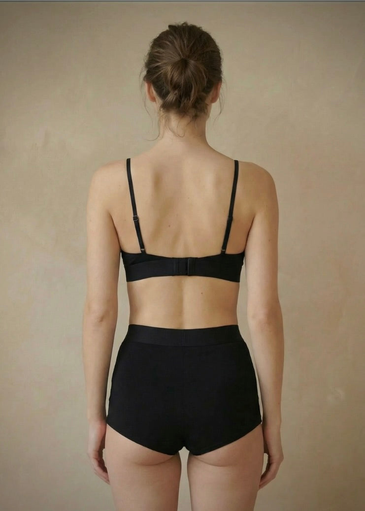 Lovesong Pantie – Black Soft Touch Cotton