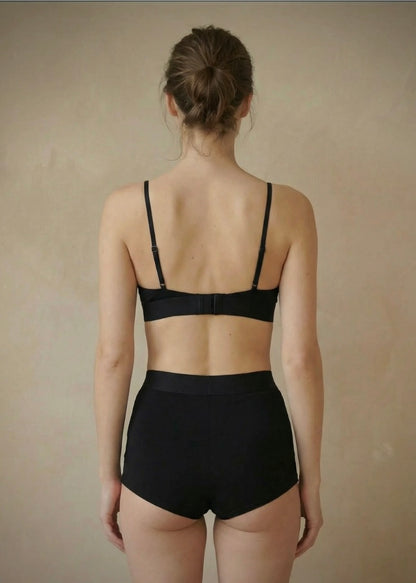 Lovesong Pantie – Black Soft Touch Cotton