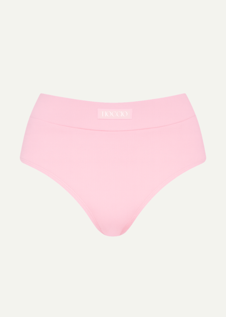Heartburn Pantie – Pink Organic Cotton Rib