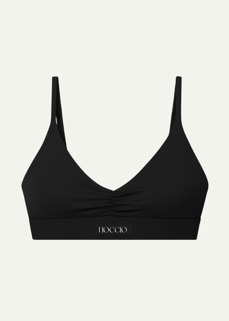 Kiss Me Bralette – Black Soft Touch Cotton