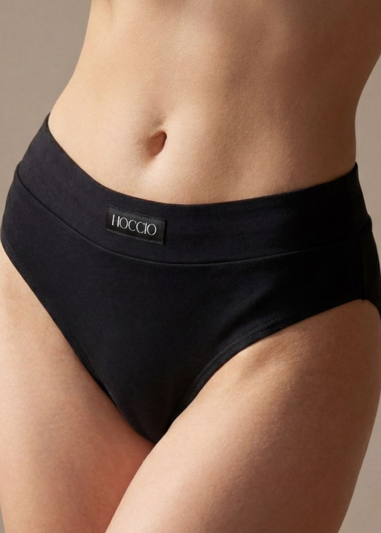 Heartburn Pantie – Black Soft Touch Cotton
