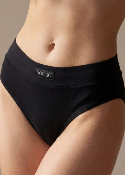 Heartburn Pantie – Black Soft Touch Cotton